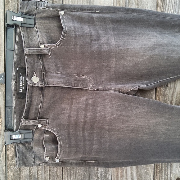 Liverpool Los Angeles Women's Dark Gray Jeans Size 8 - Picture 3 of 13